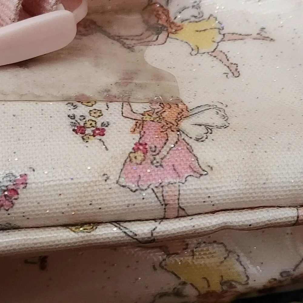 Cath Kidston Kids Girls Mini Backpack Rucksack Pink Fairy Ballerina Oilcloth- F6